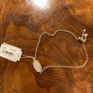 NWT Kendra Scott Elaina Station Bracelet Clear